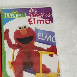 Sesame Street The Best of Elmo DVD - Red and Yellow